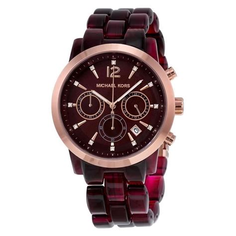 montre michael kors rouge|montre michael kors femme.